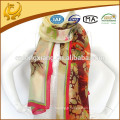 Design de la mode Hijab musique 100% écharpe en soie, châle en mousseline de soie haute qualité